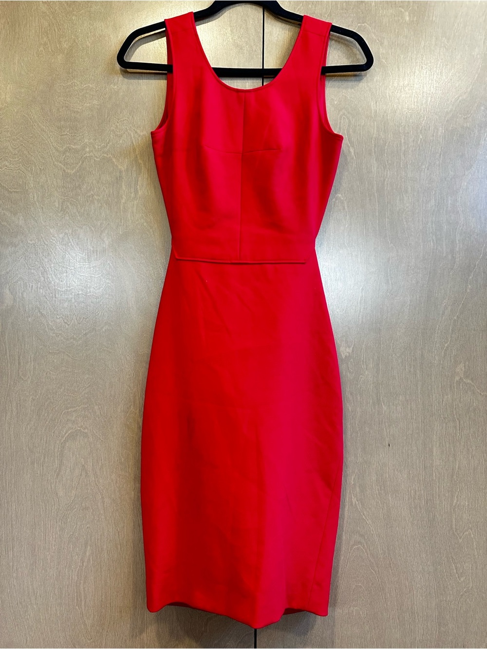 Elizabeth and James Emmy Cutout Sheath Dress Size 2 Cardinal Red Designer $385 - Picture 8 of 12